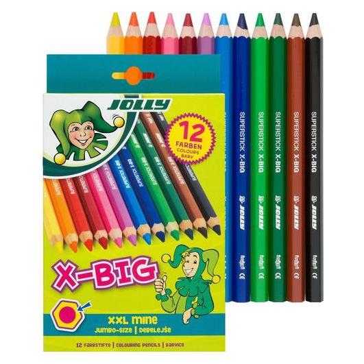 Jolly Buntstifte 3099-0001 Mehrfarbig 6,4 mm (12x) (3099-0001)