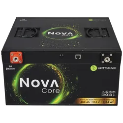 WATTSTUNDE NOVA Core Batterie 12,8V 480Ah 6144Wh LiFePO4 mit 0% MwSt nach §12 Abs. 3 UstG