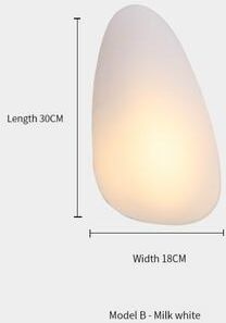 Top Demand Picks Nordic Design Color Glass LED Wall Lamp, Modern Sconce Lighting For Bedroom, Living Room, Hotel Corridor & Home Decor white 3