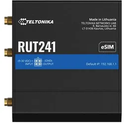 Teltonika RUT241 4G WLAN Router eSIM, Router, Schwarz