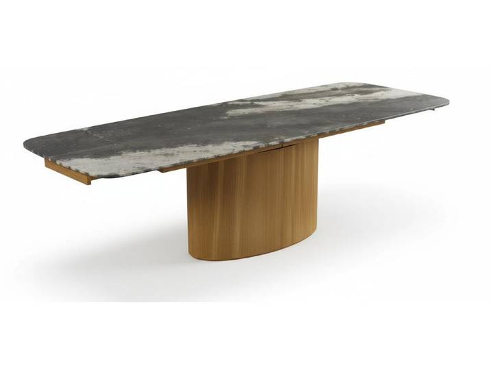 JVmoebel Esstisch Stilvoller Esstisch Designer Marmorimitation Tischplatte Küchentisch, Made in Europa