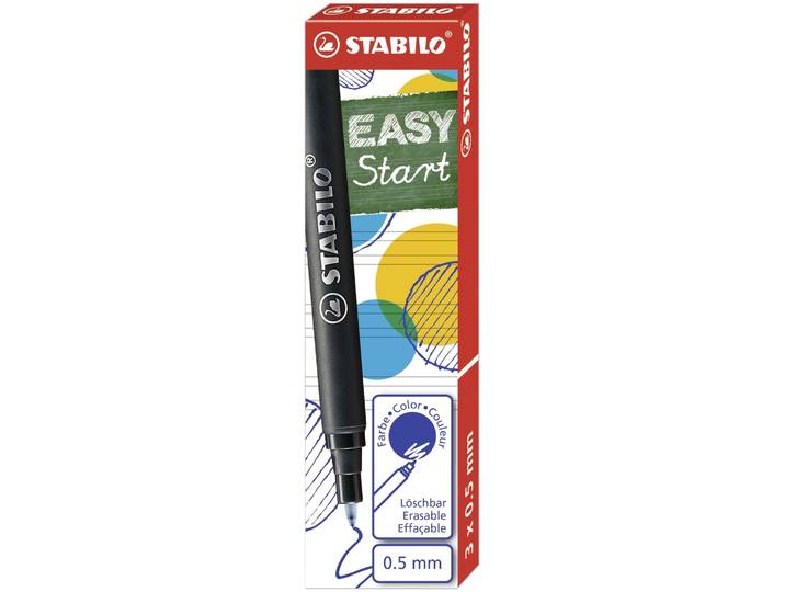 Stabilo Ersatzpatrone EASYoriginal Refill medium 3er Pack Schreibfarbe blau