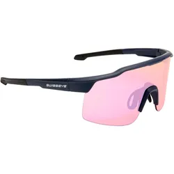 Swiss Eye, Herren, Sportbrille, Racer 2 (Dark Blue Matt-Black), Blau, Schwarz, Rosa