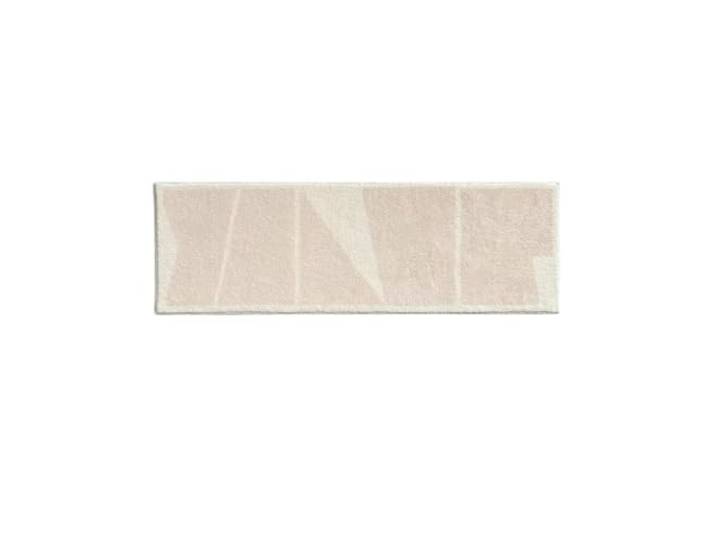 YXINAER gestreifter Teppich Teppich for Schlafzimmer-Nachttisch Minimalistische gestreifte Bodenmatte, langer Teppich, Beige, Heimdekoration(Type 3,Custom Inquiry)
