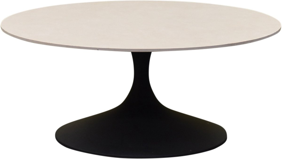Suns Nova loungetafel rond sintered stone matt royal grey B: 80 cm, H: 35 cm
