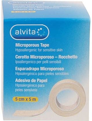 Alvita Esparadrapo Microporoso Hipoalergénico 1 ud