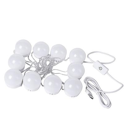 1set LED Make-up Spiegel Licht Eitelkeit LED Glühbirnen kosmetisch beleuchtet Make-up Spiegel Glühbirne helle Lichter Wandlampe für Schminktisch