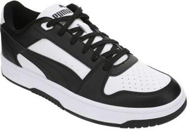 Puma Rebound Slam Lo (Men's) Athletic in Black/White, Size 7 M, Rubber/Synthetic