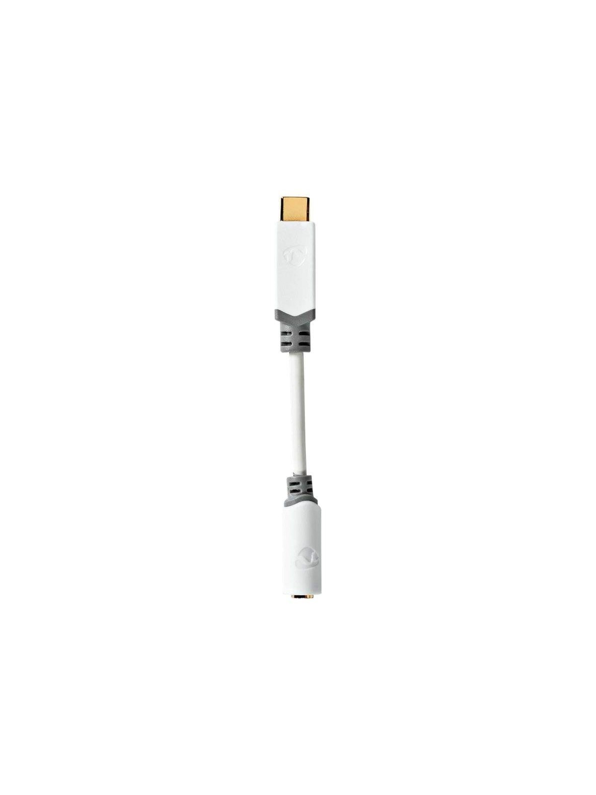 Nedis USB-C to headphone jack adapter - audio / USB - 10 cm