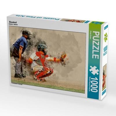 CALVENDO Puzzle Baseball | 1000 Teile Lege-Größe 64 × 48 cm Foto-Puzzle für glückliche Stunden
