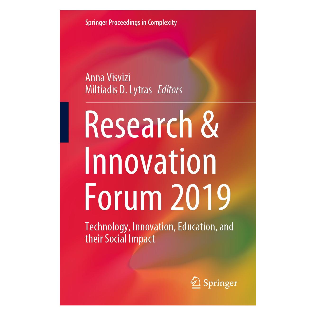 Springer Research & Innovation Forum 2019 (Englisch, Hardcover, Anna Visvizi, Miltiadis D. Lytras) (9783030308087)