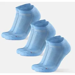 LONG DISTANCE RUNNING KURZSOCKEN - 3-Pack - Hellblau - 35-38