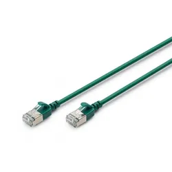 Digitus CAT 6A F-FTP Slim Patchkabel, 1,5m, Grün