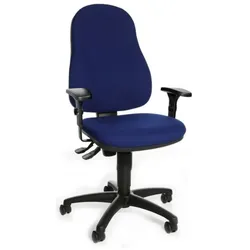 Topstar Home Office Bürostuhl CALIFORNIA 60 Stoff mit Armlehnen (höhenverstellbar)