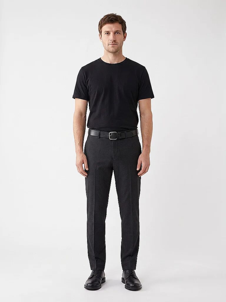NUDIE JEANS Ledergürtel Dwayne schwarz   85 M
