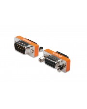 DIGITUS ZERO MODEM ADAPTER D-SUB9 METAL HOUSING M/F VGA D-Sub Silber Mini Zero-Modem Adapter (AK-610513-000-I)