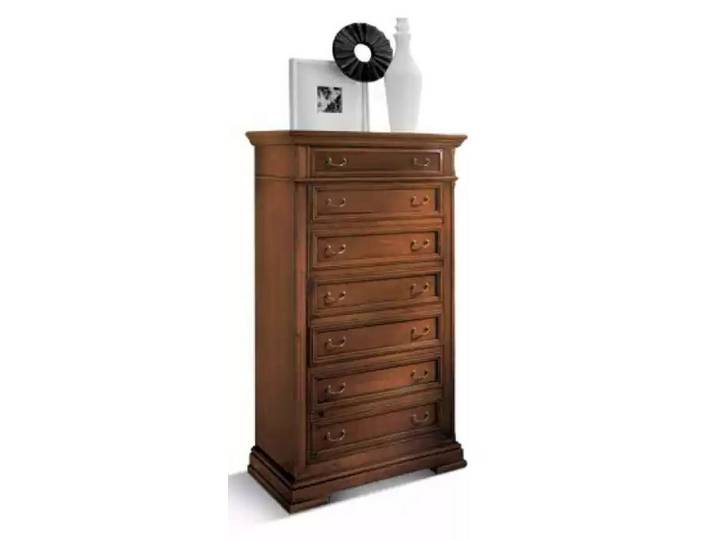 Xlmoebel Schubkastenkommode Luxuriöse braune Kommode aus Holz im klassischen italienischen Design (Kommode, 1 St., Kommode), Hergestellt in Italy