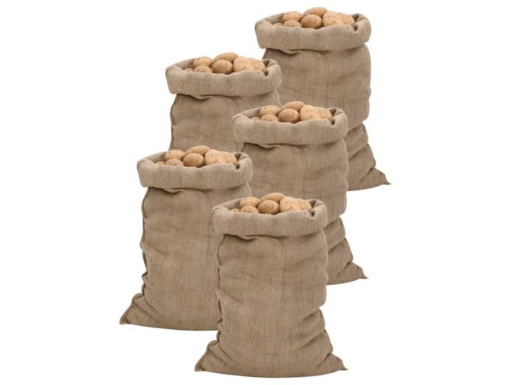 vidaXL Jutesäcke 5 Stk. 60x105 cm 100% Jute 340 g/m²