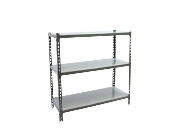 Simon Rack Metallregal 1000x900x500 mm - Simonclick 3 Höhen, Metallablage, Biegepunkt 180 kg, Korrosionsschutzlackierung, Klicksystem-Montage, Anthrazit/Verzinkt