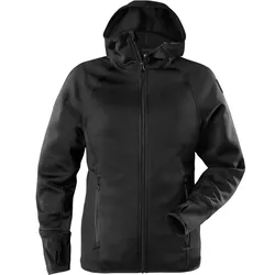 Damen Polartec-Hoodie "CALCIUM" Outdoor - XL - schwarz