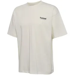 hummel hmlLOOSE Whistle T-Shirt 9484 - blanc de blanc/royal purple XL