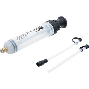 BGS-technic Ölabsaugpumpe Handpumpe, 4067, für Kühlflüssigkeit & Öle, mit 200 ml Behälter