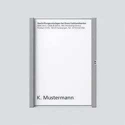 Siedle&Söhne Namensschild titan-met kpl 200029036-00