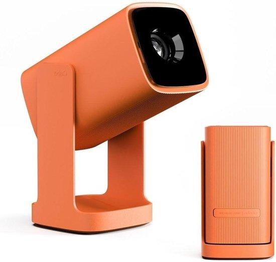 WANBO Smart Beamer Draagbare Projector met LCD Display en 200 Lumen - Oranje