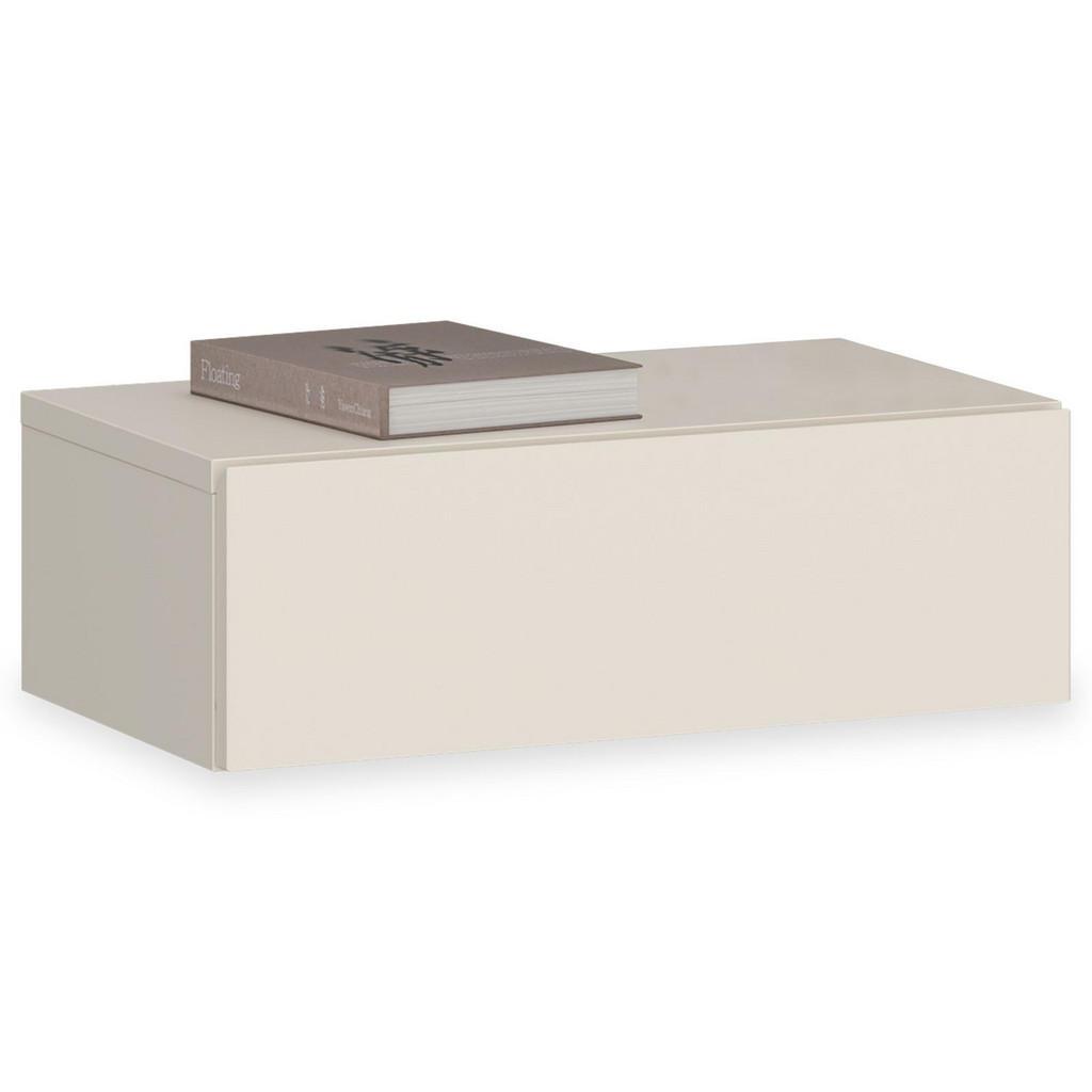 CARO-Möbel Hängender, Kaschmir, Holzwerkstoff, Mode, 42x14x30 cm, Schlafzimmer, Nachttische