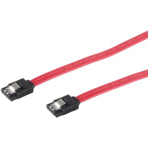S-Conn SATA-Kabel 78241-0.3, SATA 2, 3 Gbit/s, Datenkabel, SATA Stecker auf SATA Stecker, 30 cm