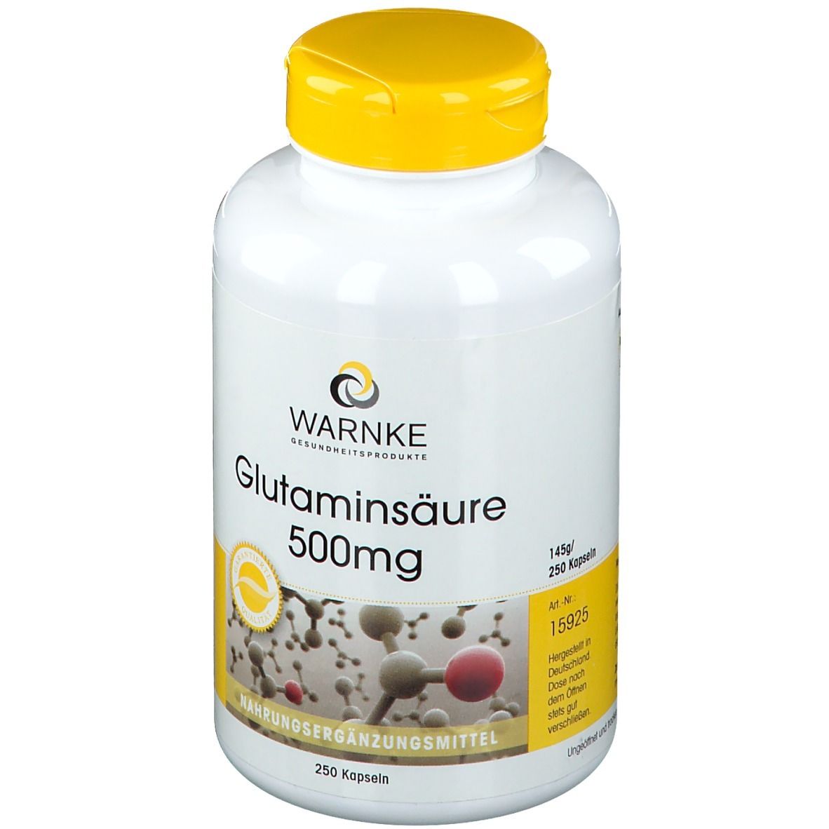 Glutaminsäure 500 mg Kapseln 250 St