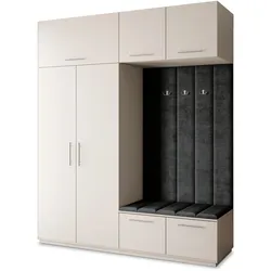 GARDEROBENSCHRANK REMA 200/240/60 cm Modern Kaschmir