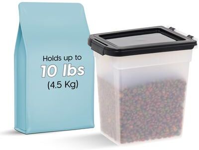 IRIS USA® Airtight Container 12.75 Qt Buckle Lid - White - Set of 2
