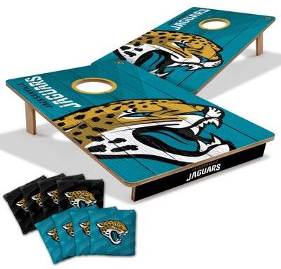 Skip's Garage Jacksonville Jaguars NFL Tailgate Cornhole Board Set
