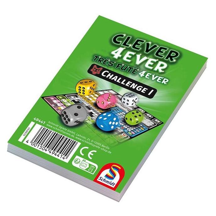 Schmidt Spiele Clever 4ever Challenge Block (Deutsch, Französisch, 1 - 4 Spieler) (49441)
