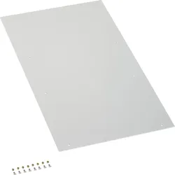 Hager ZAY47435M Montageplatte, KVS, für ZAL175, PVC,850 x 498 x 6mm