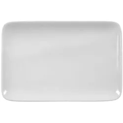 Seltmann Platte Rondo 20,5 x 12,5 cm Porzellan Weiß