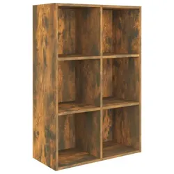 Bücherregal/Sideboard Holzwerkstoff V2 | vidaXL : Farbe - Räuchereiche