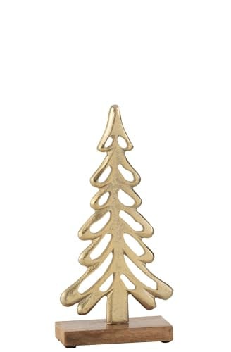 J-Line Decoratieve kerstboom Winter Sands voor op tafel