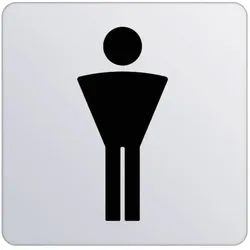 Keuco Türschild Plan 14967010000 Symbol Herren, verchromt