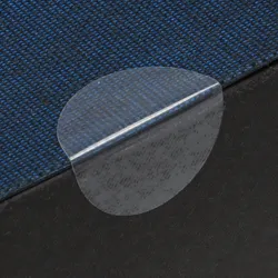 Klebepunkte, einseitig schwach haftend, mehrbahnig auf Rolle 28 mm, PE, transparent