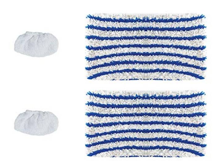 Polti Vaporetto PAEU0357 kit de 2 serpillières et 2 bonnettes compatibles avec Polti Vaporetto 3 Clean