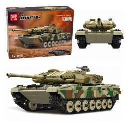 Lean Toys Klocki Konstrukcyjne Czołg Wojskowy Leopard Zdalnie Sterowany RC 1100 el. (31236)