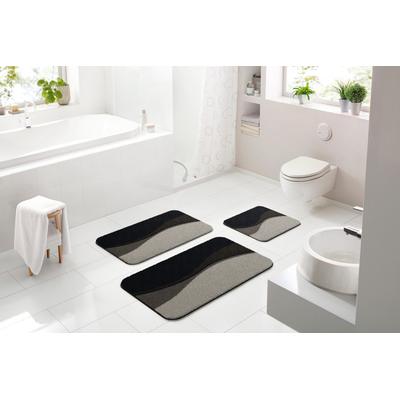 Badematte LINEA DUE "Flash", braun, H:18mm, Polyacryl, Badematten, Badematte
