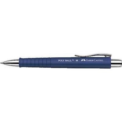Faber-Castell Kugelschreiber Poly Ball, 0.5mm, Schreibfarbe: blau