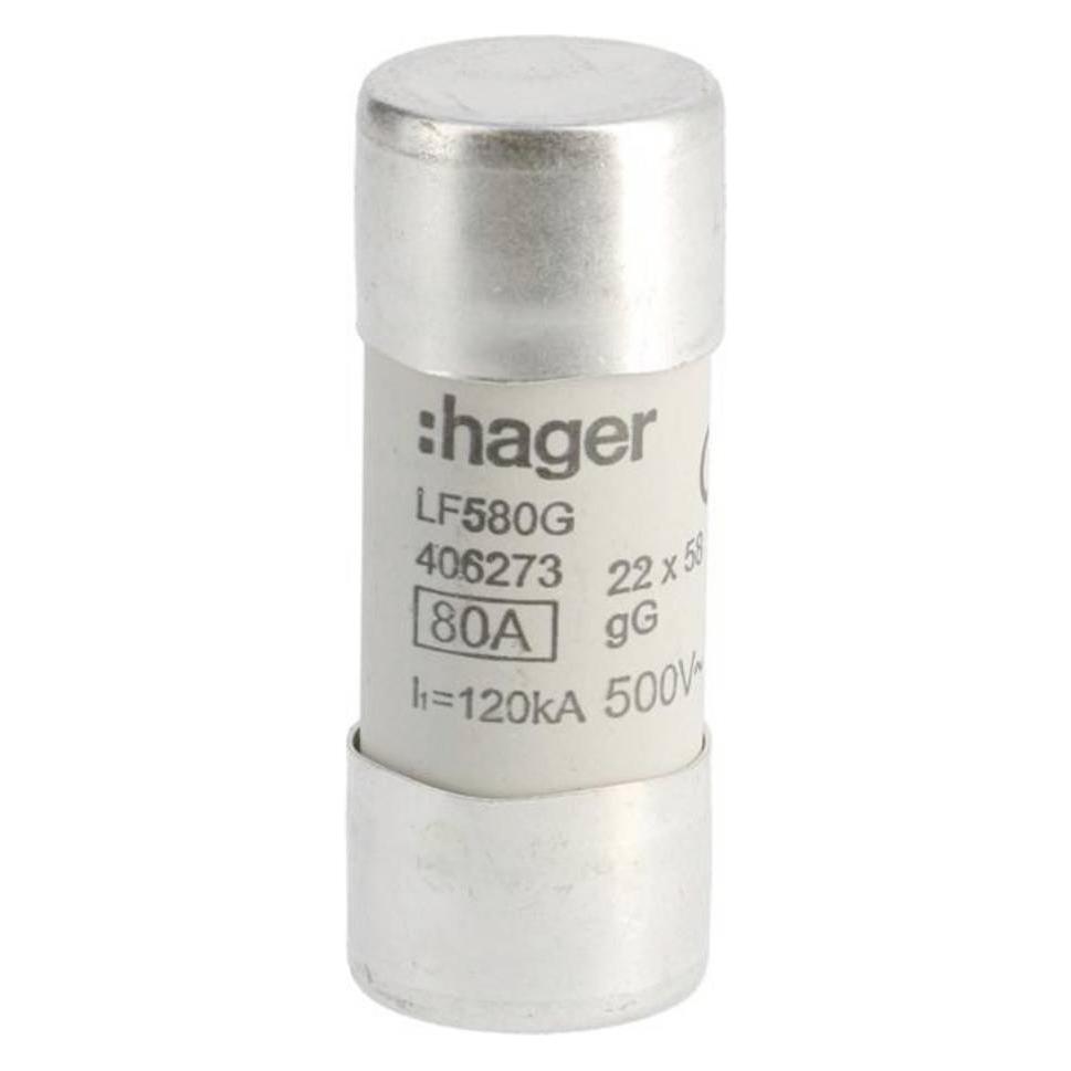 Hager HAG LF580G Sicherung 22x58 gG 80A (80 A) (LF580G)
