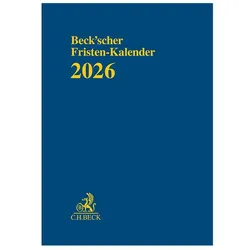 Beck C.H., Kalender, Beck'scher Fristen-Kalender 2026