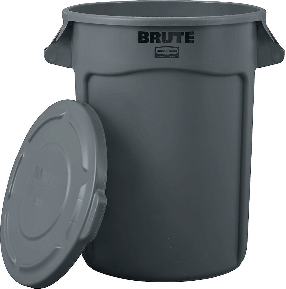 Deckel BRUTE® mit Ablaufrinnen, für 121-l-Container, grau Rubbermaid