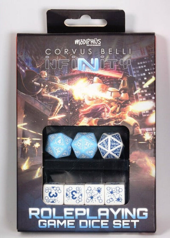 Infinity PanOceania RPG Dice Set for Infinity Roleplaying Games by Modiphius Entertainment