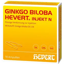 Ginkgo Biloba Hevert injekt N Ampullen 10X2 ml